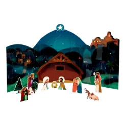 Aufstell-Adventskalender "Weihnachtskrippe"