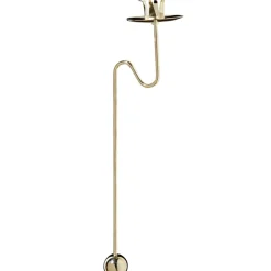 Balancelichthalter, Goldfarben