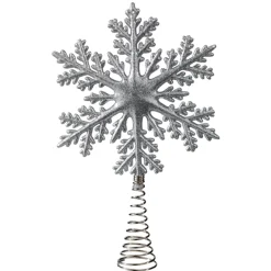 Baumspitze Schneeflocke, Silber