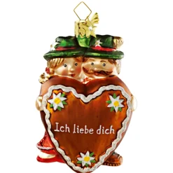 Bayerisches Paar Mit Herz