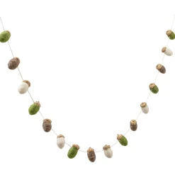 Dekogirlande Mit Eicheln Aus Filz