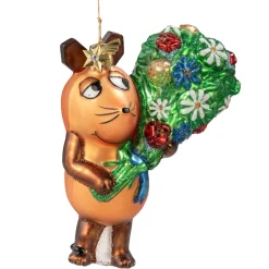 Die Maus Mit Blumenstraus