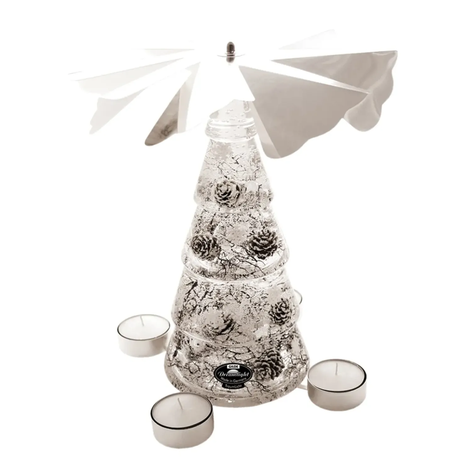 Dreamlight "Winter Story" - Teelicht-Pyramide Classic