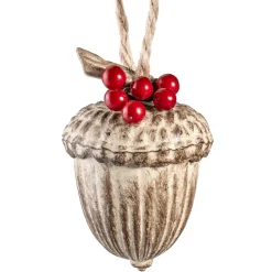 Eichel Mit Roten Beeren