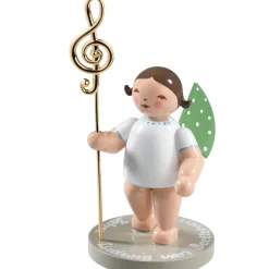 Engel Mit Goldenem Notenschlussel "Beethoven", Braun