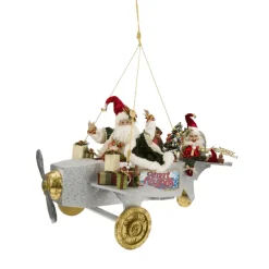 Flug Vom Nordpol Mit Weihnachtsmann