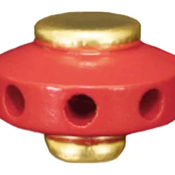 Flugelnabe Aus Holz Fur Pyramiden, Lackiert, Rot