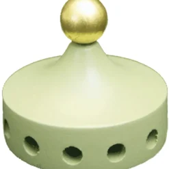 Flugelnabe Aus Holz Fur Pyramiden, Lackiert, Lindgrun