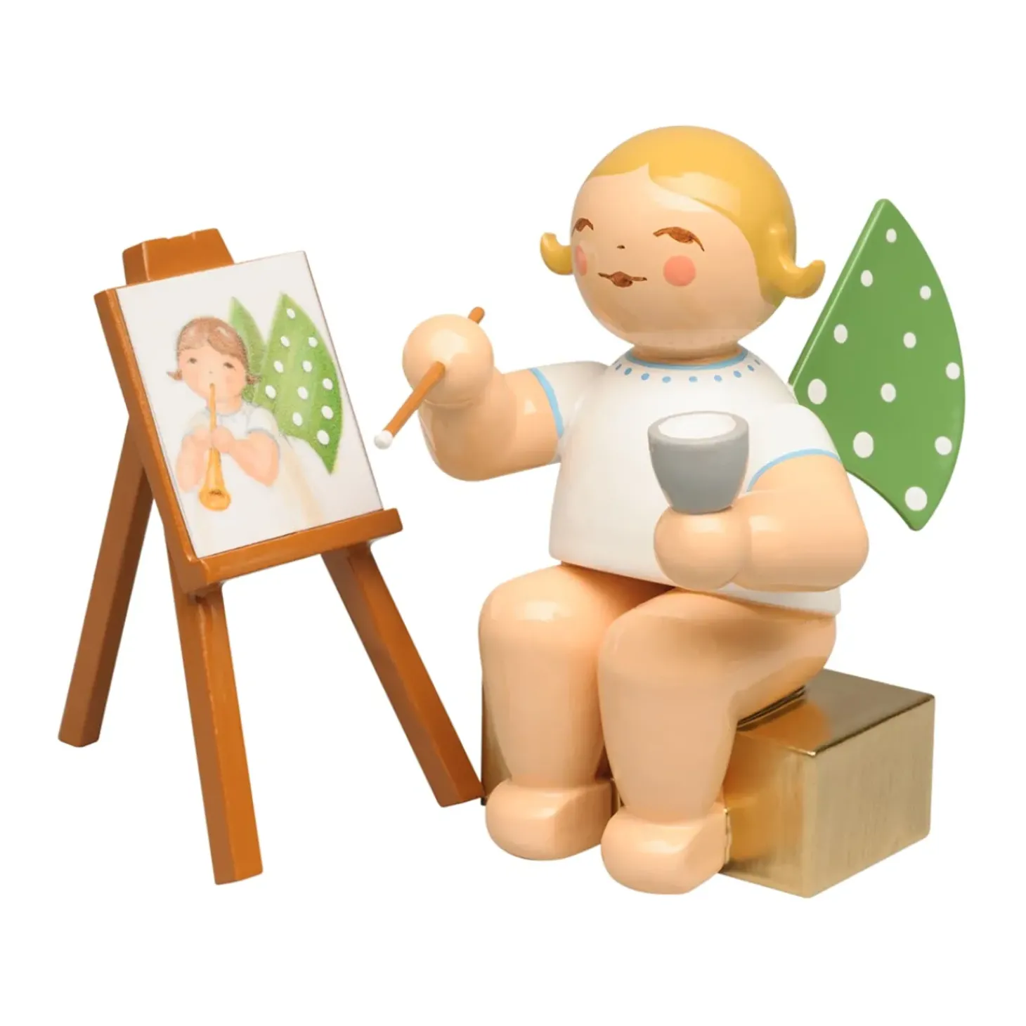 Geburtstagsengel 2023, Mit Staffelei