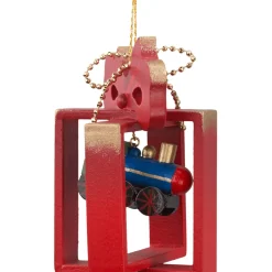 Geschenkpackchen Mit Lok, Rot