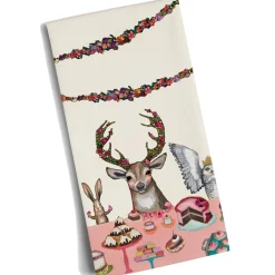 Geschirrtuch Tiere Am Kuchenbuffet