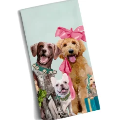 Geschirrtuch Welpenparty