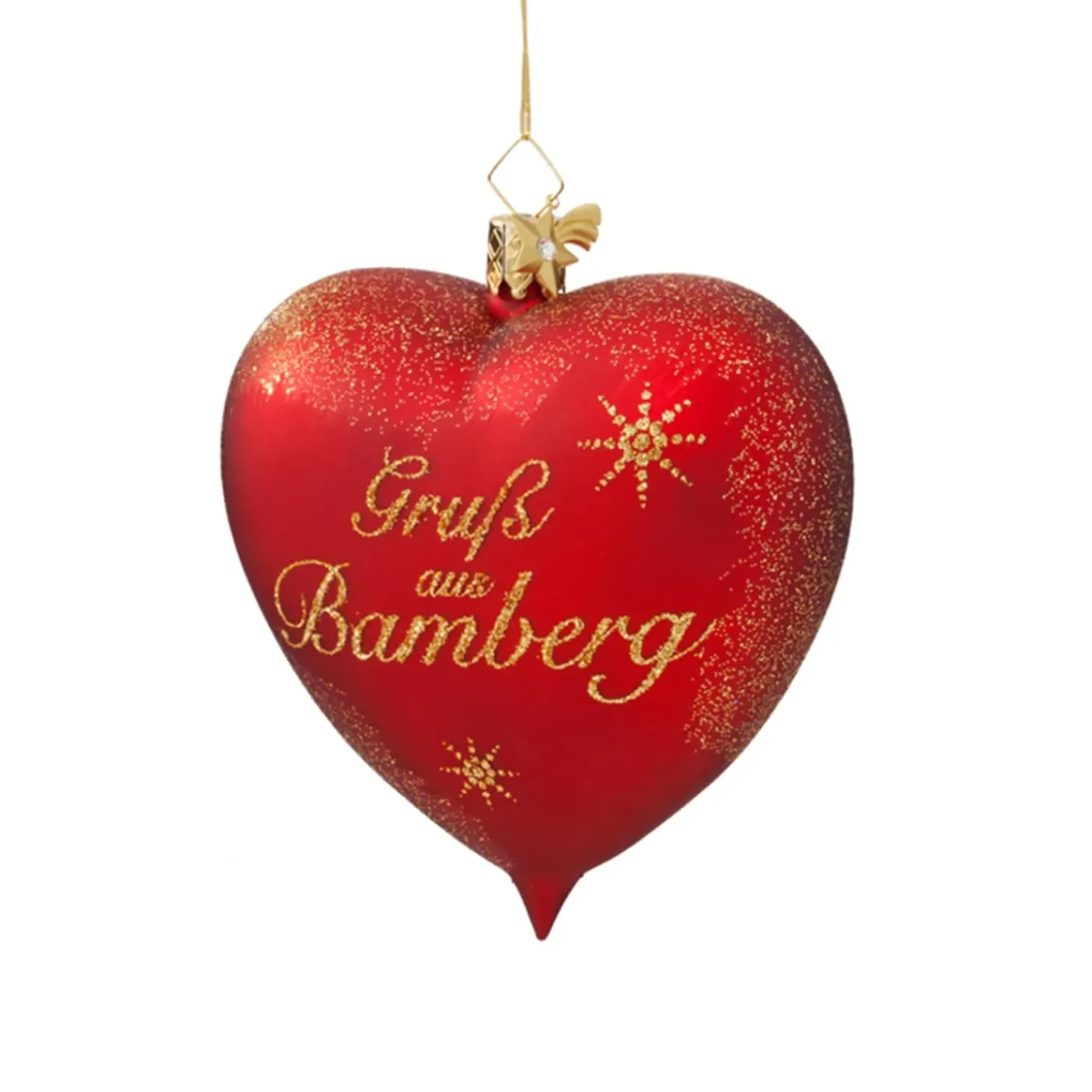 Glasherz "Grus Aus Bamberg"