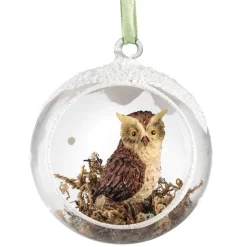 Glaskugel Eule