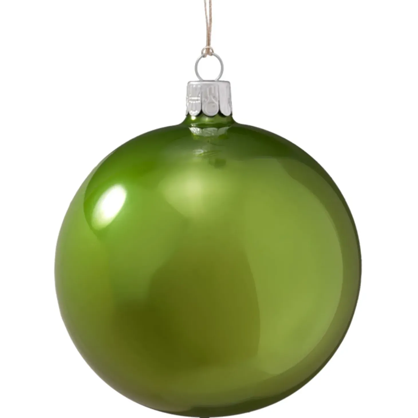 Glaskugel Opal Grun, 10 Cm