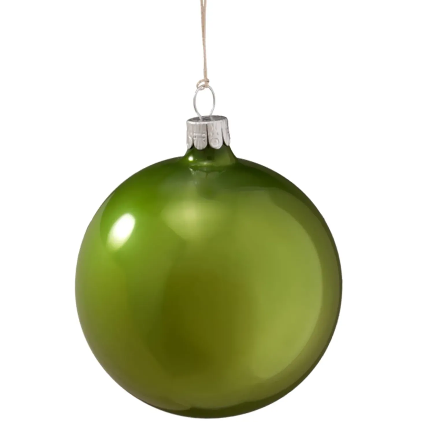 Glaskugel Opal Grun, 8 Cm