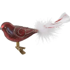 Glasvogel Bordeaux-Silber