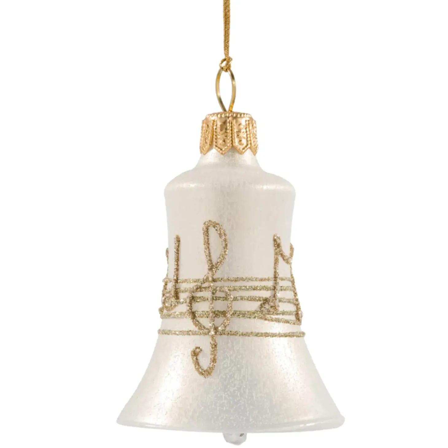 Glocke Cremefarben Mit Notenband