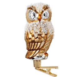 Goldene Eule Mit Clip