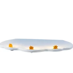 Grose Wolke, Weis (Mit Beleuchtung)