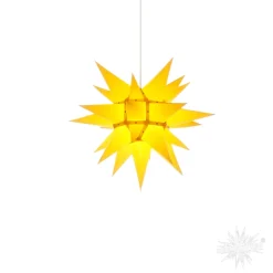 Herrnhuter Papierstern, Gelb, 40Cm