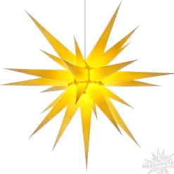 Herrnhuter Papierstern, Gelb, 80Cm