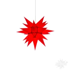 Herrnhuter Papierstern, Rot, 40Cm