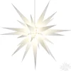 Herrnhuter Papierstern, Weis, 80Cm