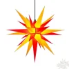 Herrnhuter Stern, Gelb/Rot, 68Cm, Kunststoff