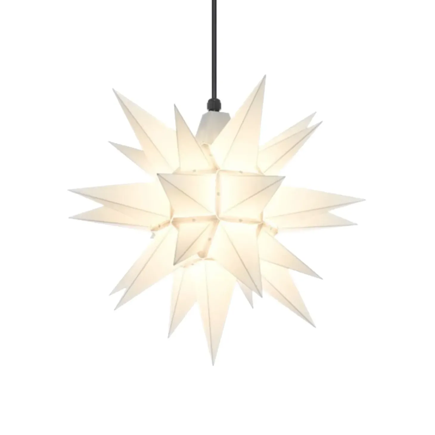 Herrnhuter Stern Weis, 40Cm, Kunststoff