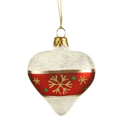 Herz Frosty Mit Schneeflocken