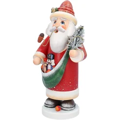 Holzknoddl "Nostalgischer Weihnachtsmann", Rauchermannchen