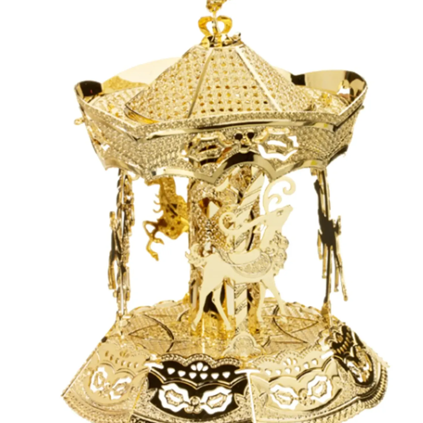 Karussell, Vergoldet