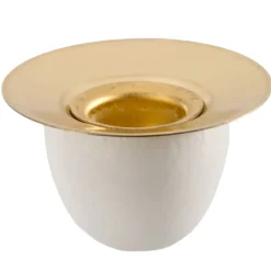 Kerzenhalter, Weis, R 28 Mm, H 15 Mm