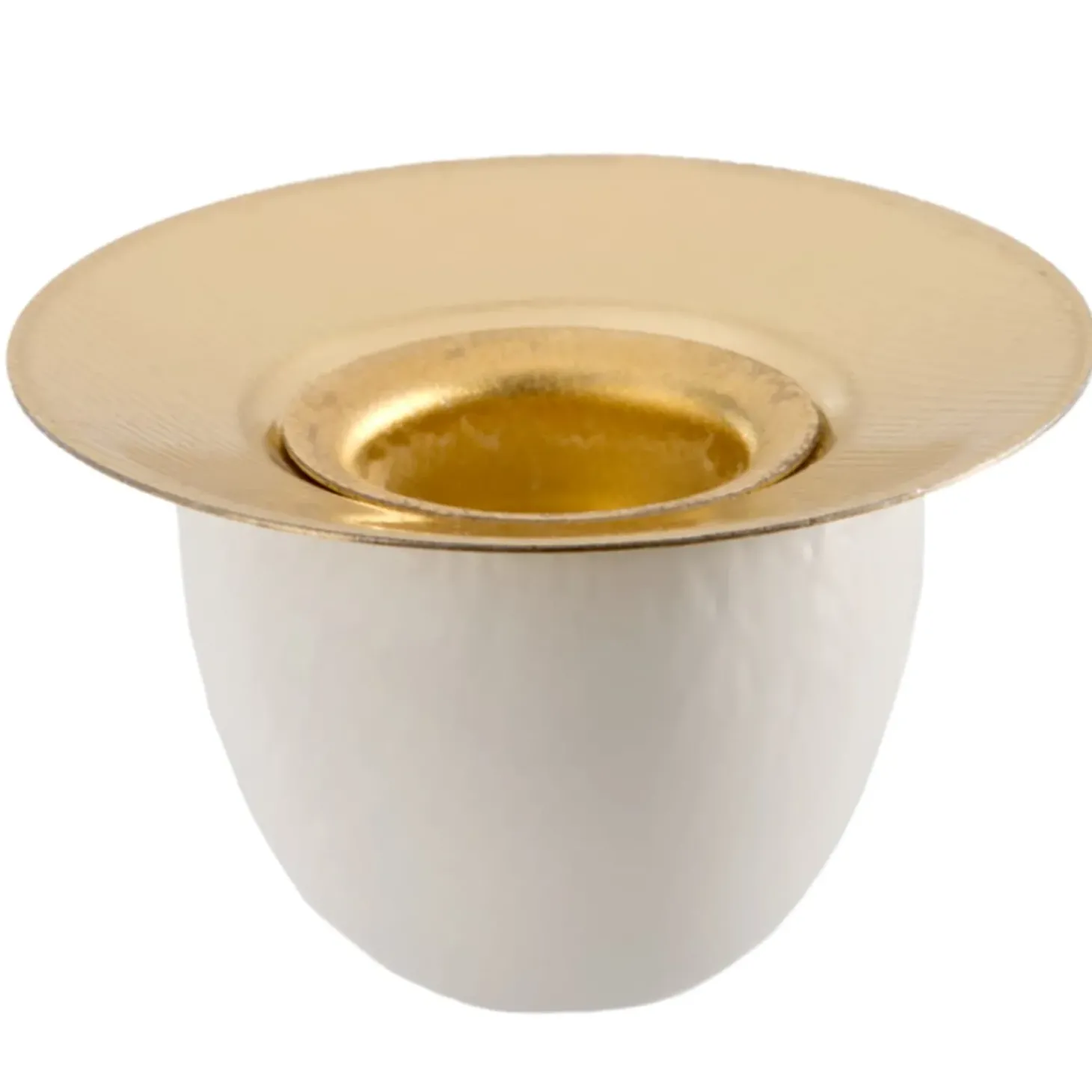 Kerzenhalter, Weis, R 28 Mm, H 15 Mm