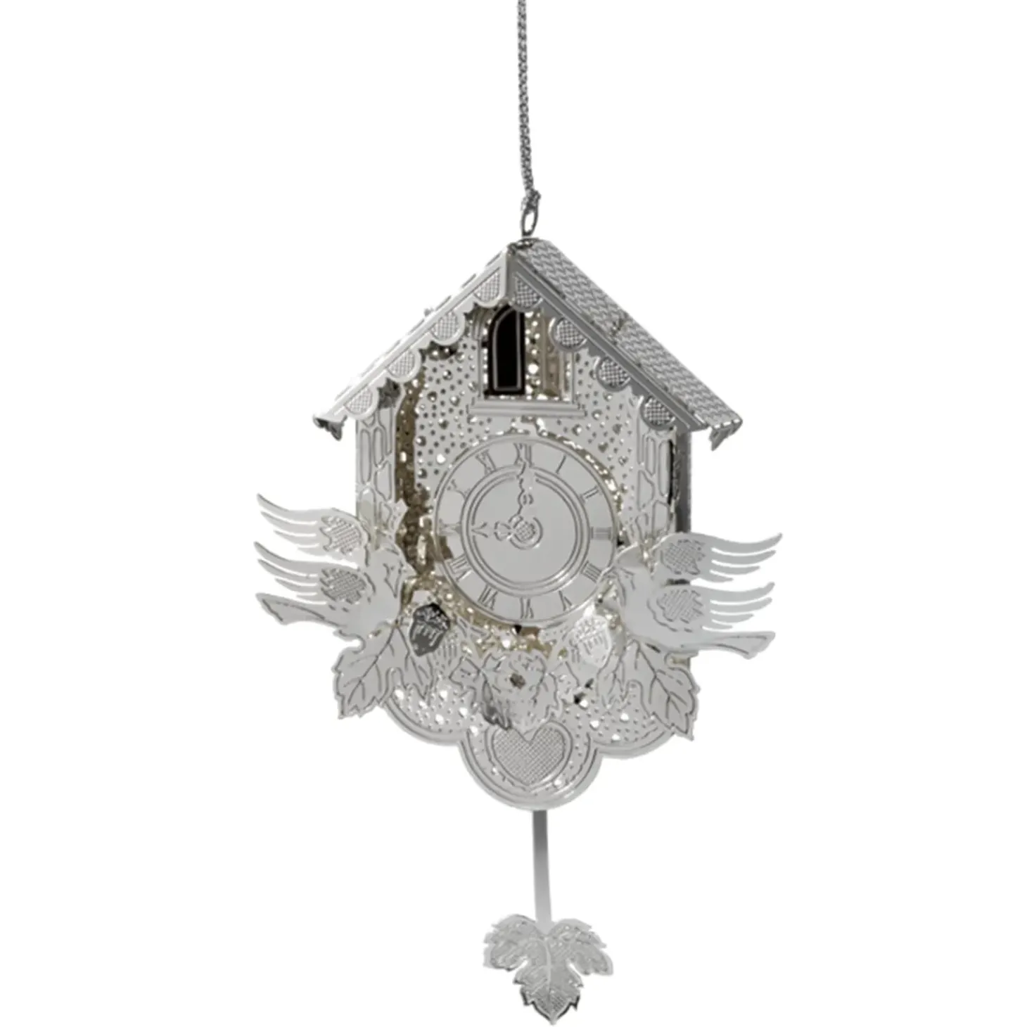 Kuckucksuhr, Versilbert