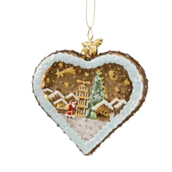 Lebkuchenherz "Gruse Vom Weihnachtsmarkt"