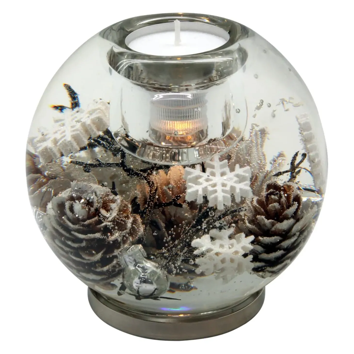 Led Dreamlight "Winter Story" - Kerzenhalter Mercur Maxi