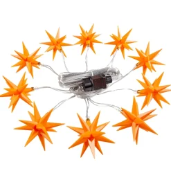 Led Sternenkette Mit 10 Sternen, Gelb