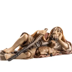 Liegender Hirte Mit Lamm