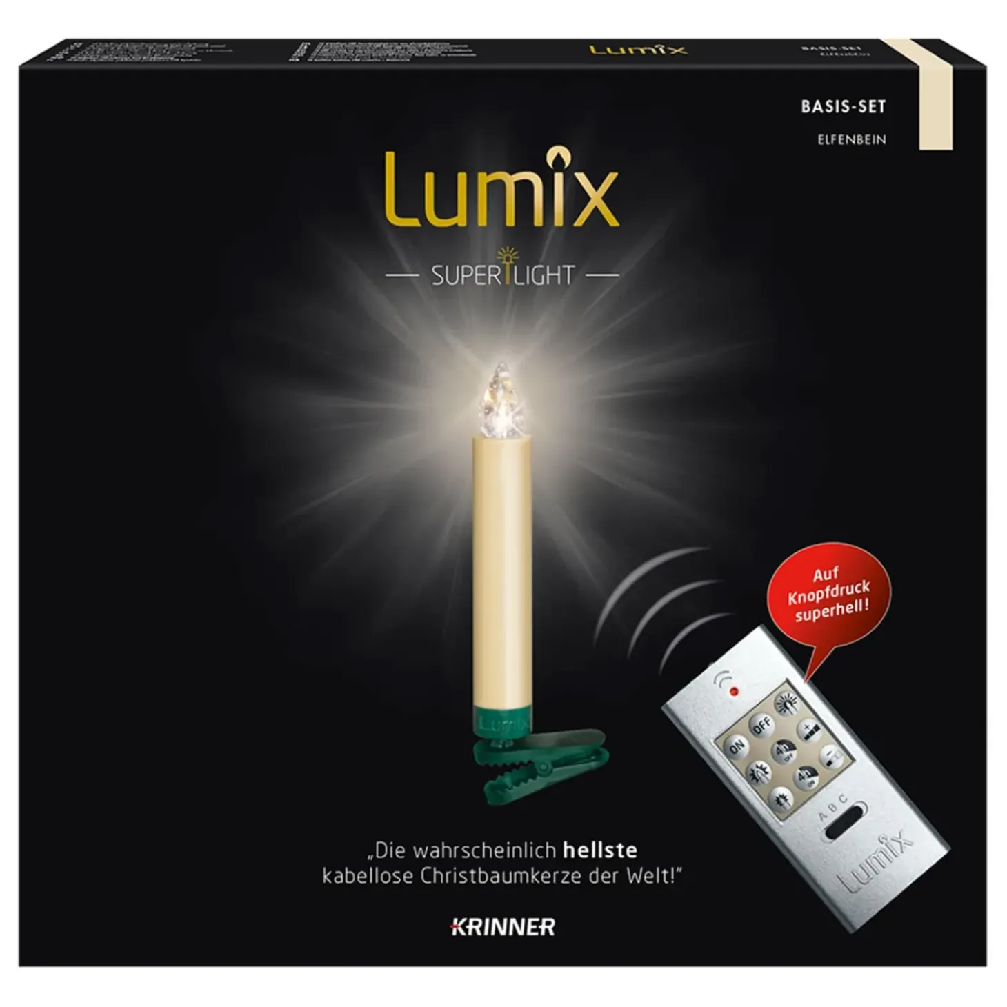 Lumix Superlight 10 Kerzen Basis Set In Elfenbein