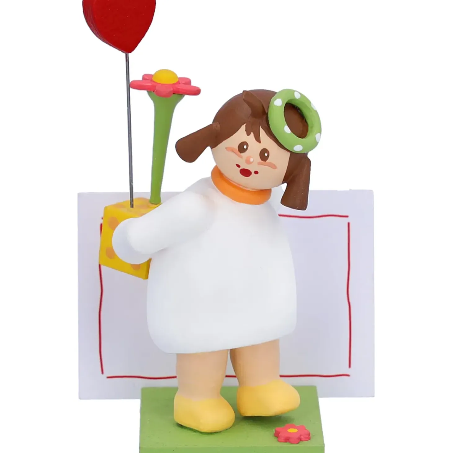 Madchen Mit Herz Und Blume "Fur Dich"