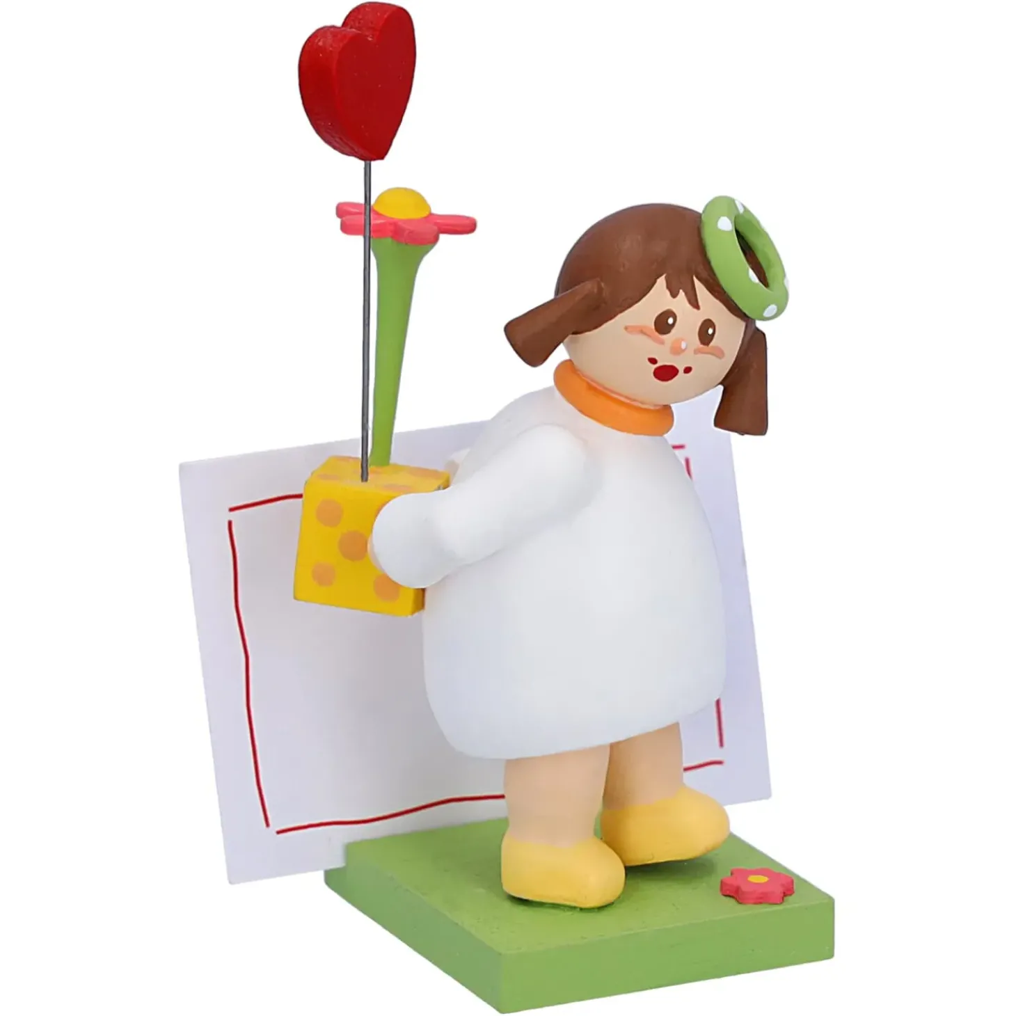 Madchen Mit Herz Und Blume "Fur Dich"