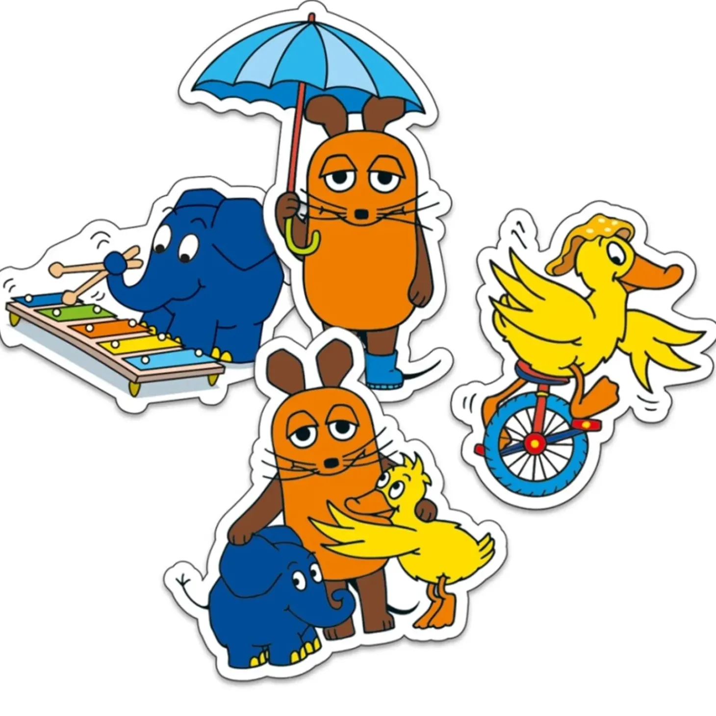 Magnet-Adventskalender "Die Maus"