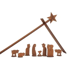 Moderne Weihnachtskrippe, 11-Teiliges Set