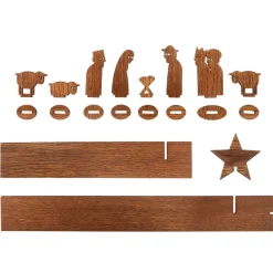 Moderne Weihnachtskrippe, 11-Teiliges Set