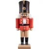 Nussknacker "Gardesoldat", Rot/Lasiert, 20,5 Cm