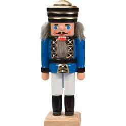 Nussknacker "Konig" Blau, 14Cm