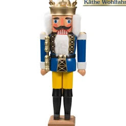 Nussknacker "Konig" Blau, 36Cm