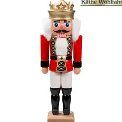 Nussknacker "Konig" Rot, 27Cm